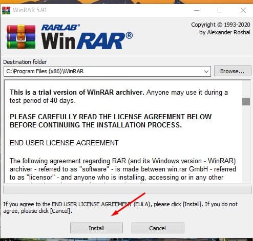 تحميل برنامج RAR كامل للكمبيوتر