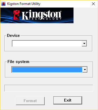 برنامج فورمات الفلاشة kingston 