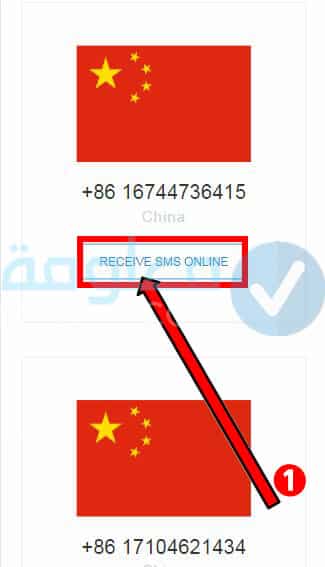 ارقام صينية وهمية
