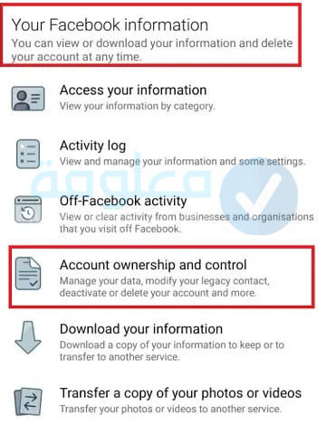 كيفية حذف حساب فيس بوك بدون كلمة السر