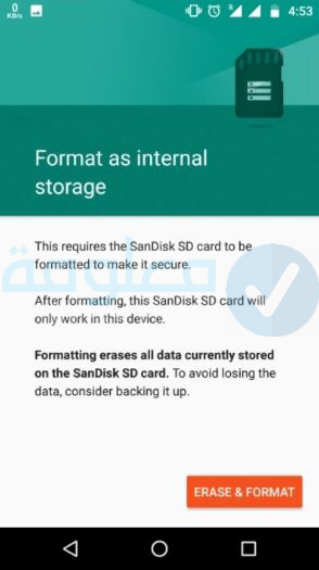 نقل التطبيقات إلى بطاقة SD سامسونج 