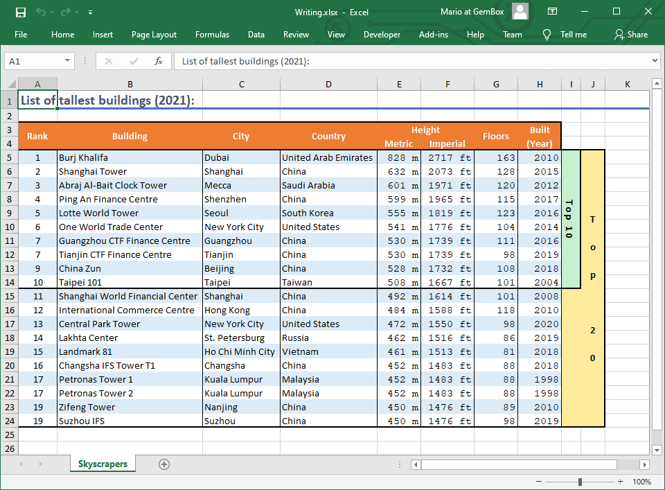 ملف Excel جاهز لحسابات محل